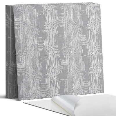 Dekorativní panel na zeď kvadratový Abstraktní kruhy v aranžmá