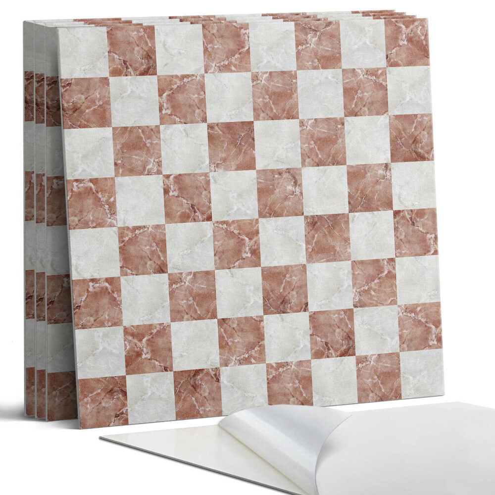 Nástěnný panel Mramorový šachovnicový vzor