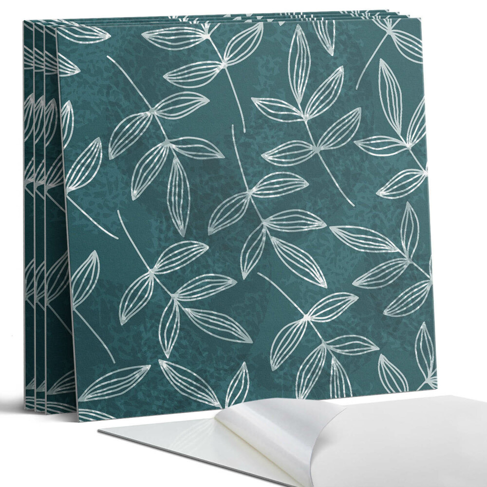 Pvc obkladový panel Listy na texturovaném pozadí