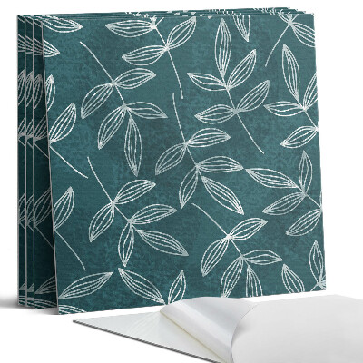 Pvc obkladový panel Listy na texturovaném pozadí