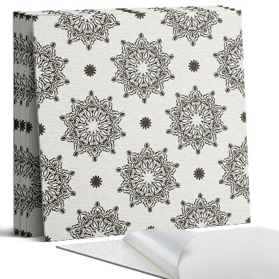 Dekorativní panel na zeď kvadratový Mandala vzor v mřížce