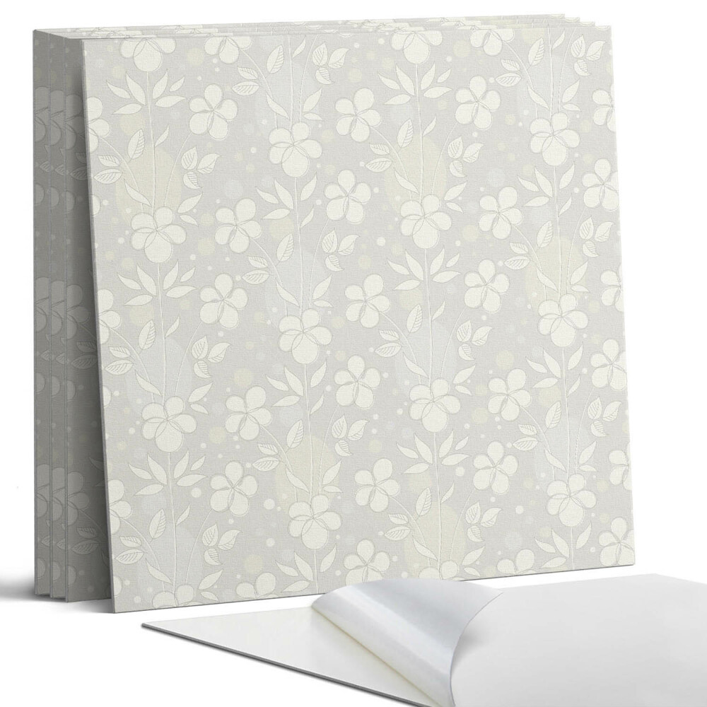Pvc obkladový panel Květinový vzor na pozadí