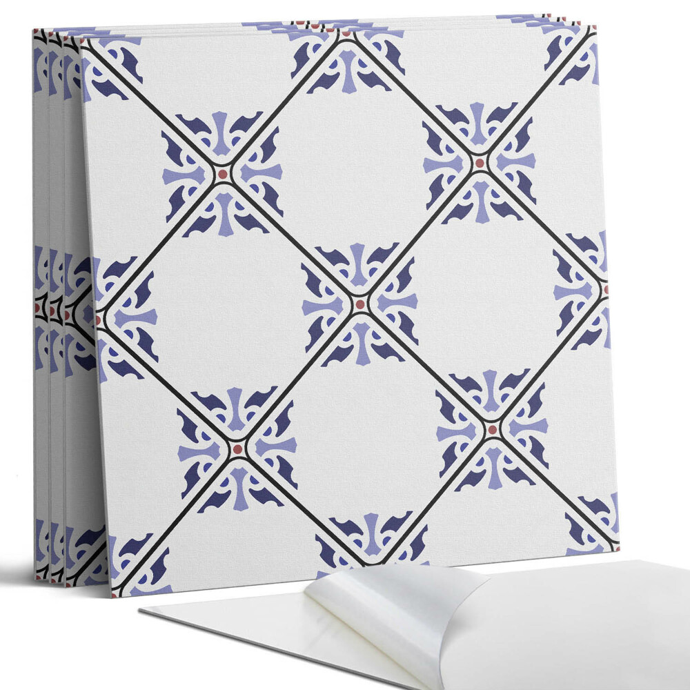 Dekorativní panel na zeď kvadratový Vzor s květinovým motivem