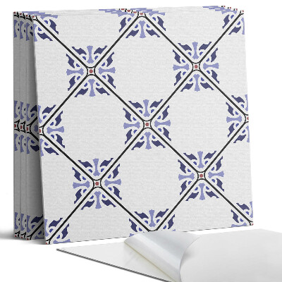 Dekorativní panel na zeď kvadratový Vzor s květinovým motivem