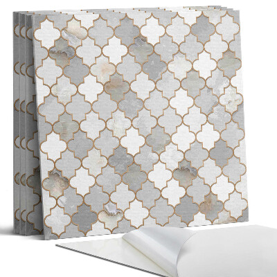 Dekorativní panel na zeď kvadratový Mozaikový vzor s tvary