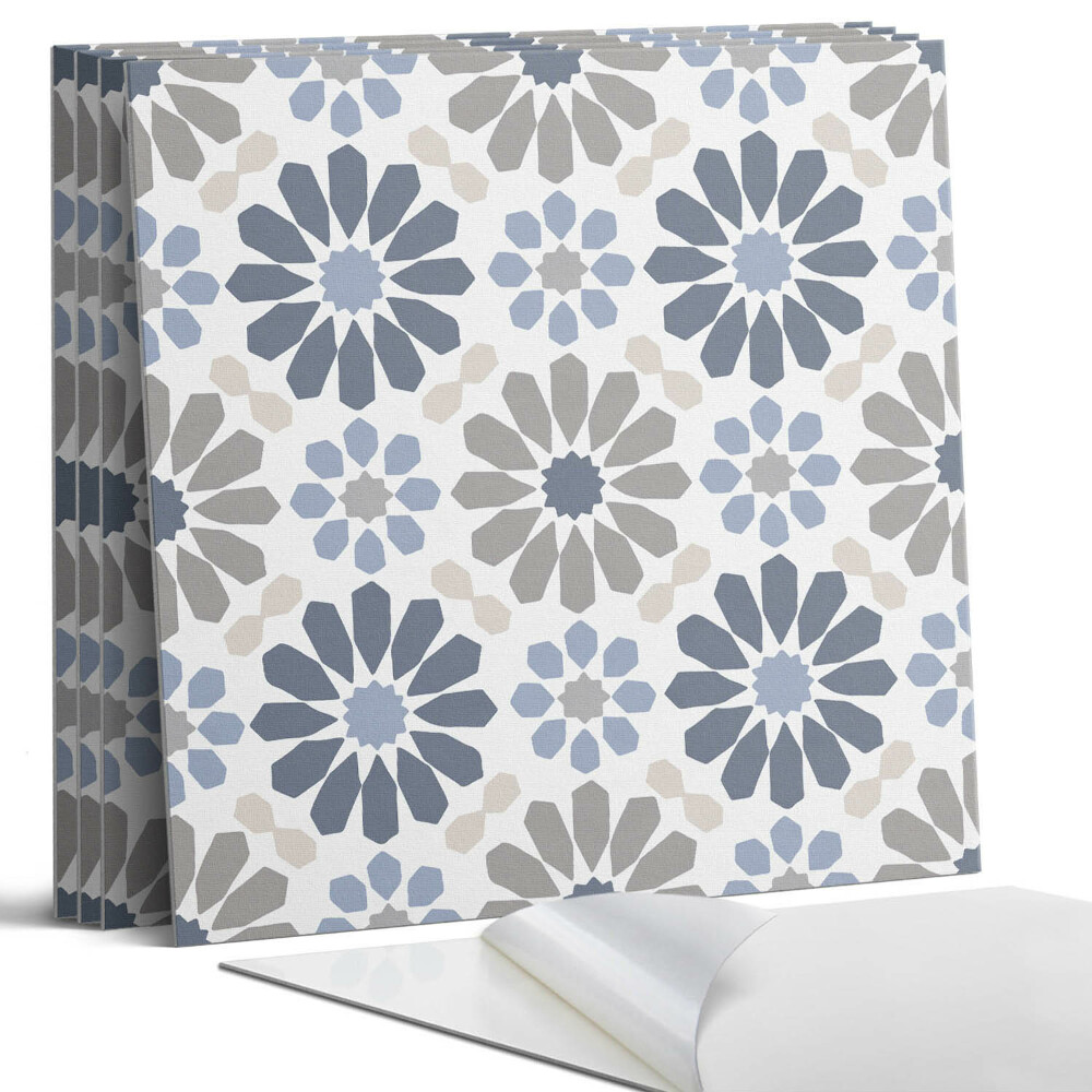 Nástěnný panel Květinový vzor v symetrii