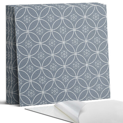 Dekorativní panel na zeď kvadratový Květinový ornament vzor