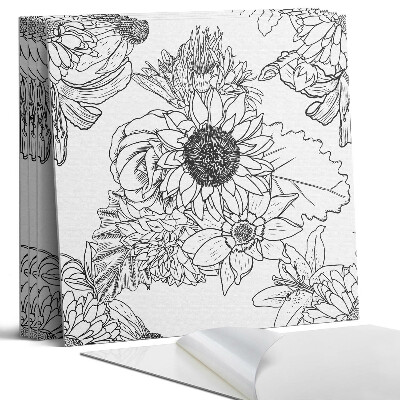 Pvc obkladový panel Květinový lineární vzor