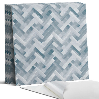 Dekorativní panel na zeď kvadratový Cikcakový pruhovaný vzor