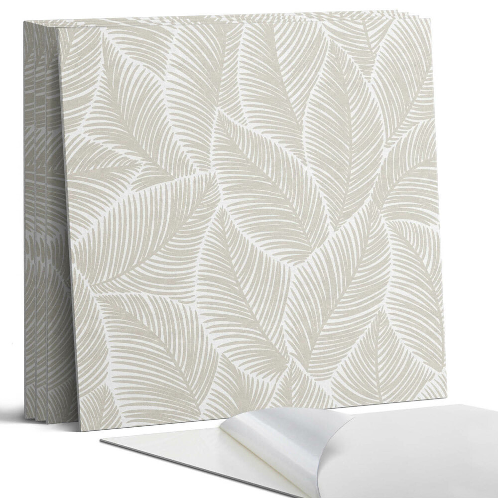 Dekorativní panel na zeď kvadratový Listový vzor v aranžmá