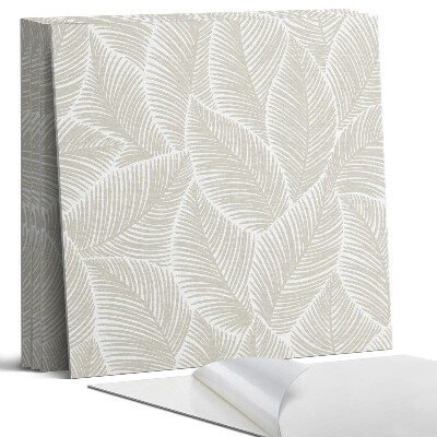 Dekorativní panel na zeď kvadratový Listový vzor v aranžmá