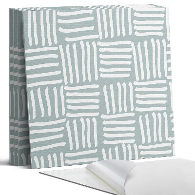 Dekorativní panel na zeď kvadratový Geometrický vzor čar