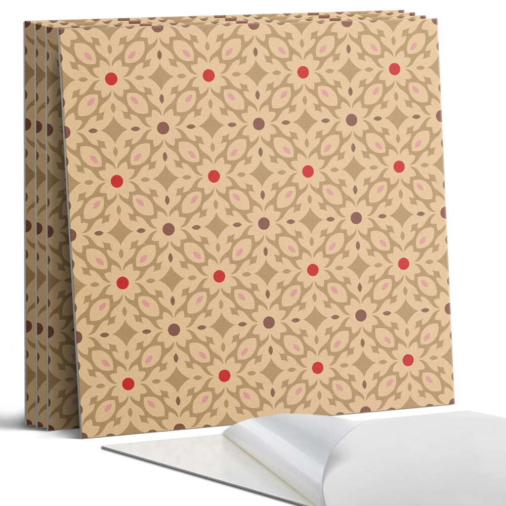 Pvc obkladový panel Květinový vzor v síťovině