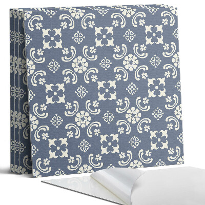 Dekorativní panel na zeď kvadratový Květinový vzor na pozadí