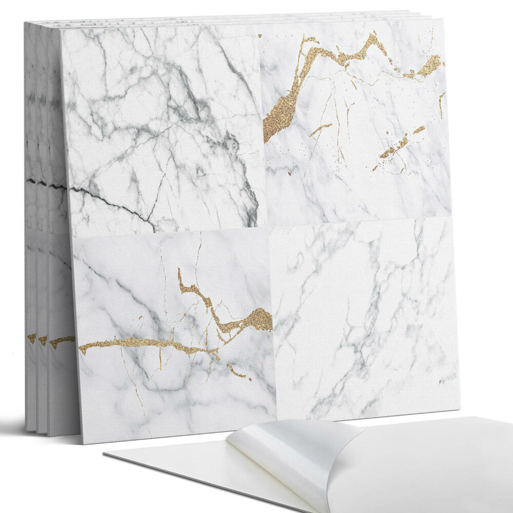 Dekorativní panel na zeď kvadratový Mramorové vzory s žilkami