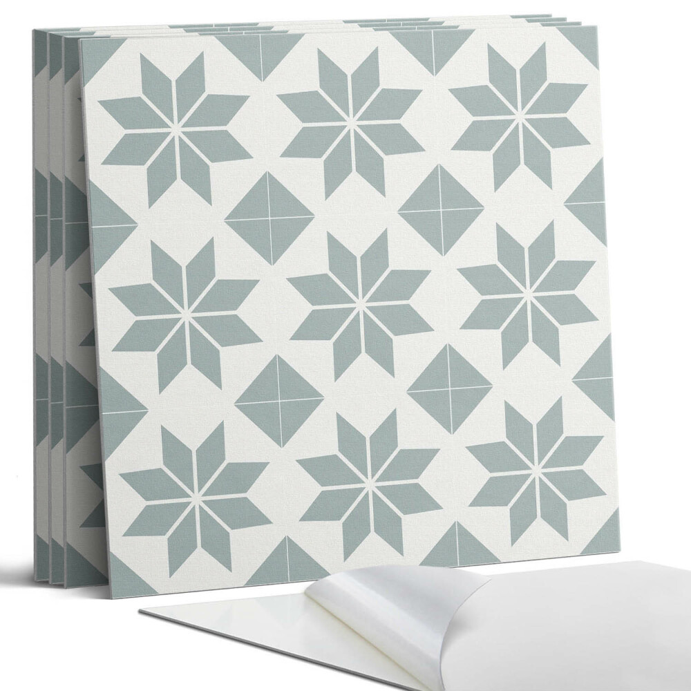 Nástěnný panel Geometrické květinové vzory