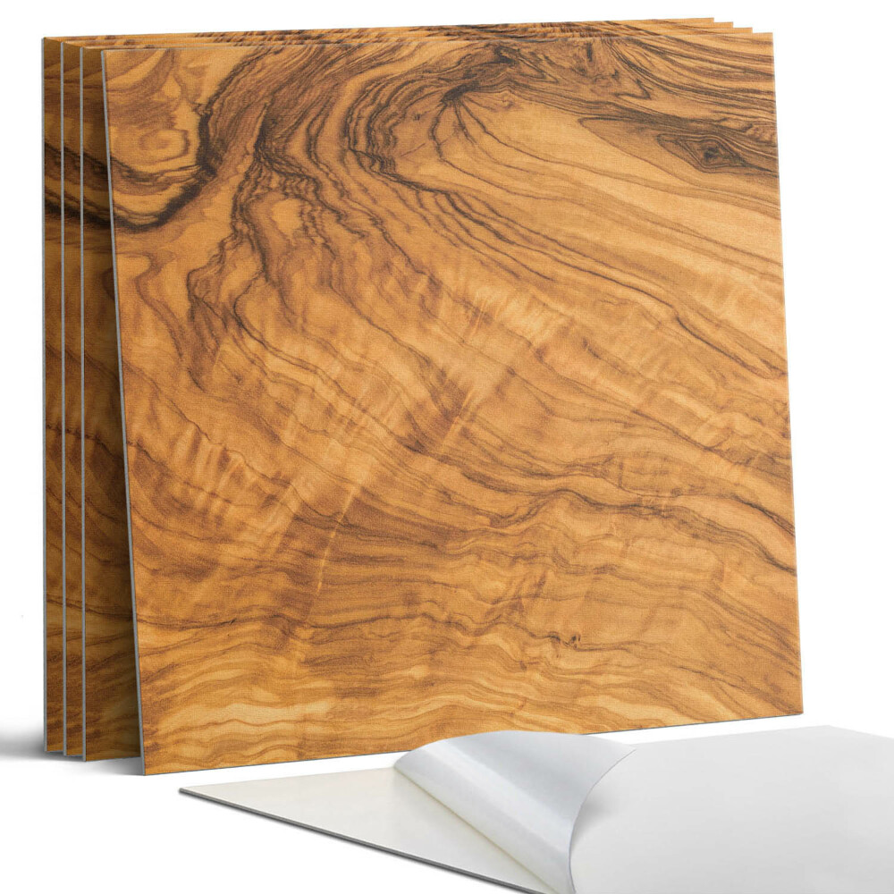 Dekorativní panel na zeď kvadratový Přírodní dřevěný vzor