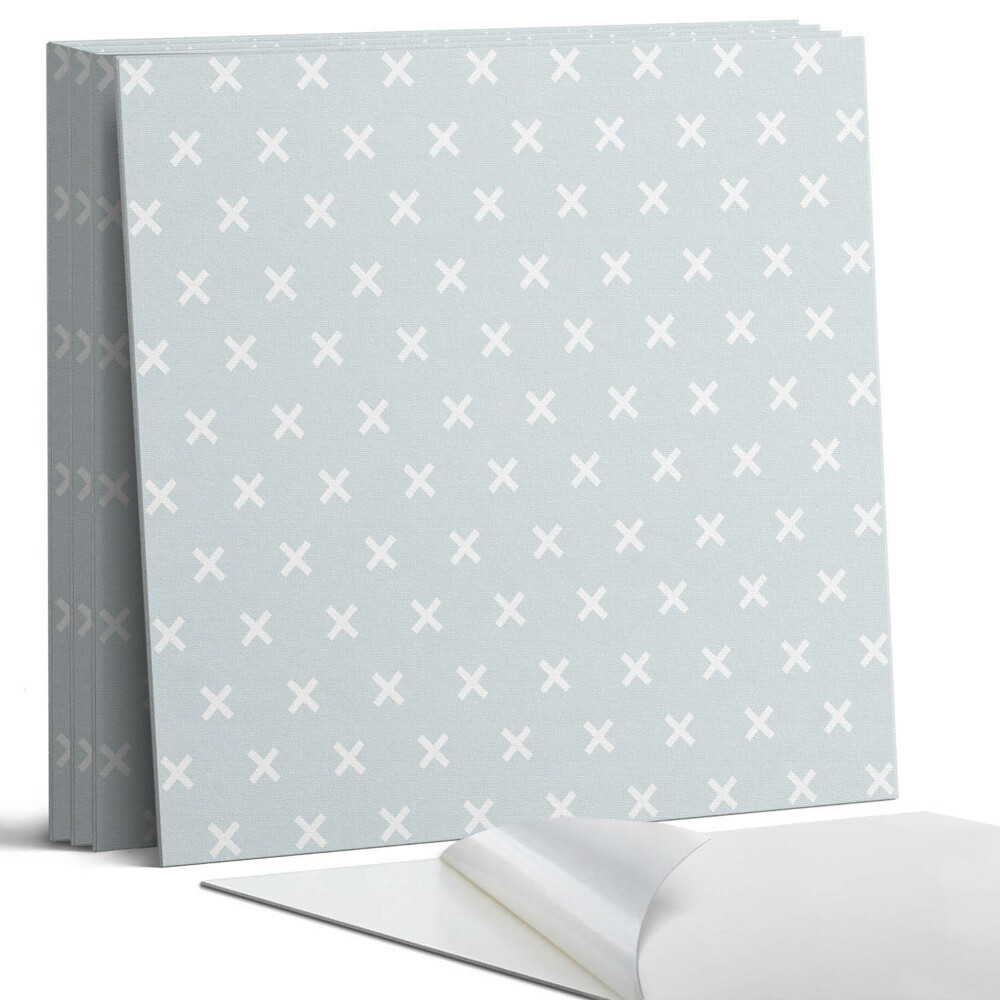 Dekorativní panel na zeď kvadratový Vzor s křížky