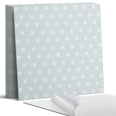 Dekorativní panel na zeď kvadratový Vzor s křížky