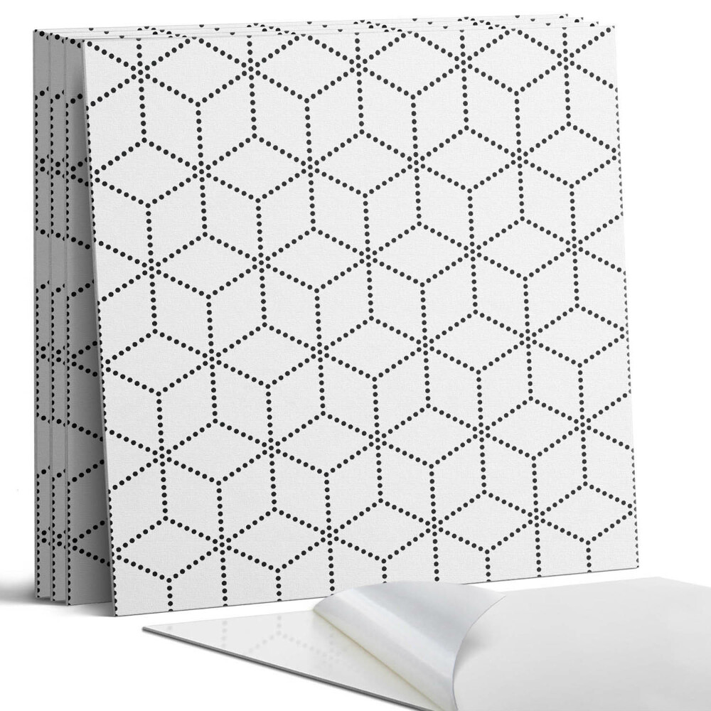 Nástěnný panel Šestihranný tečkový vzor