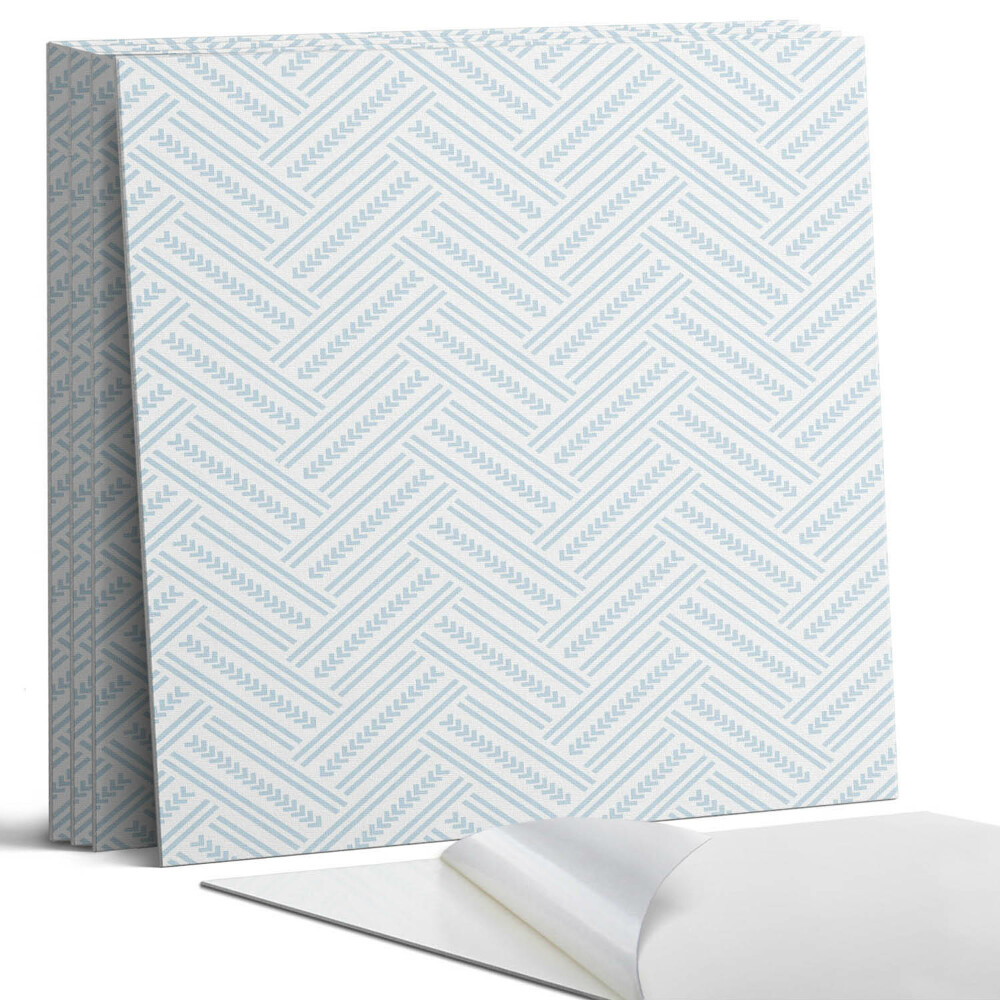 Dekorativní panel na zeď kvadratový Cikcakový vzor s čarami