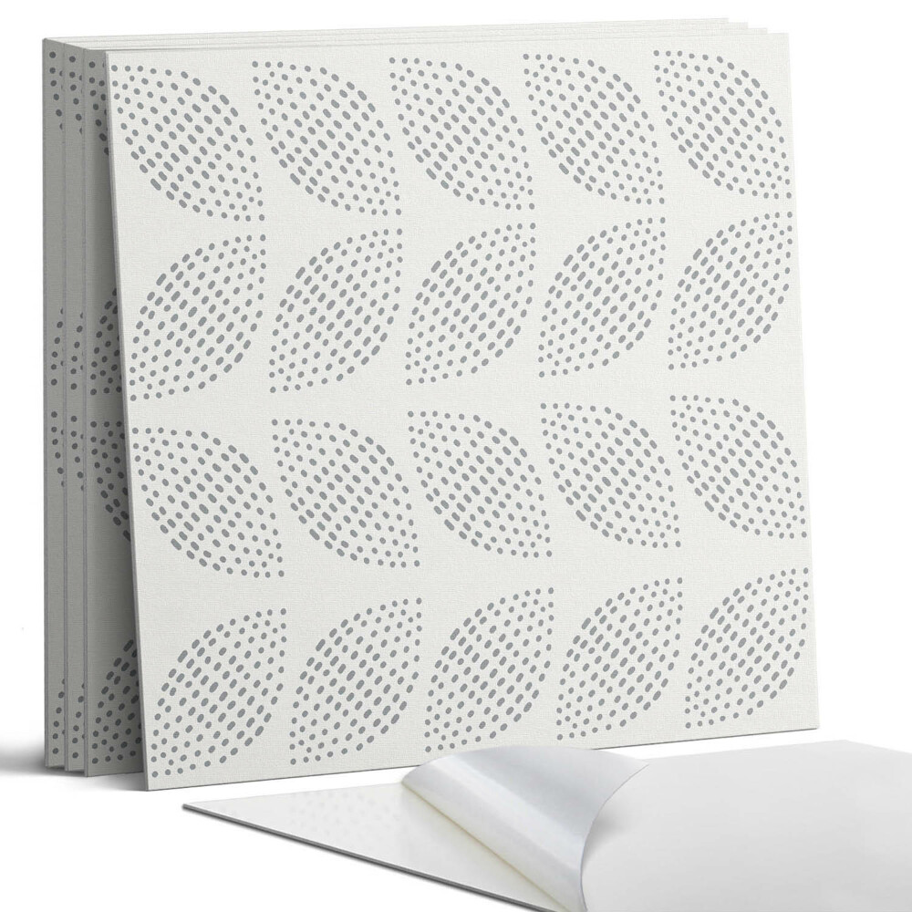 Pvc obkladový panel Listový vzor s tečkami