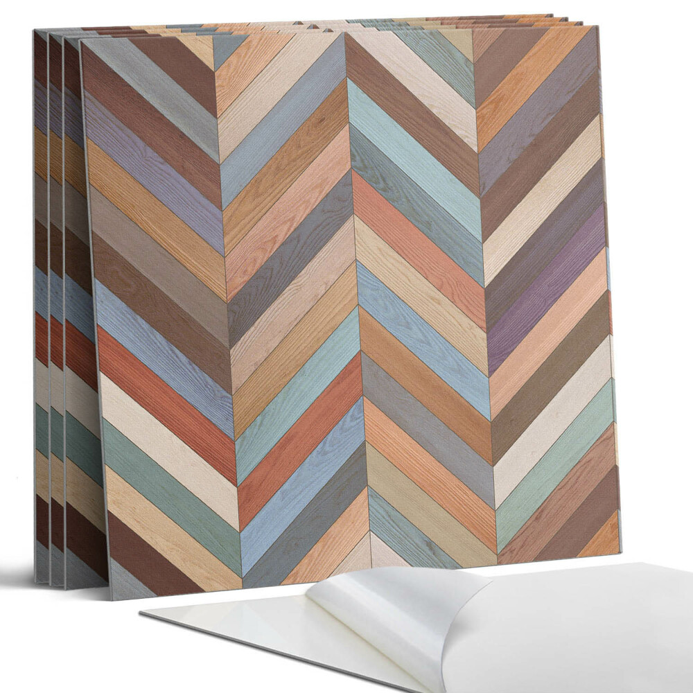 Pvc obkladový panel Vzor rybí kosti dřeva