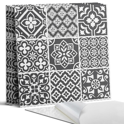 Nástěnný panel Geometrické vzory v dlaždicích