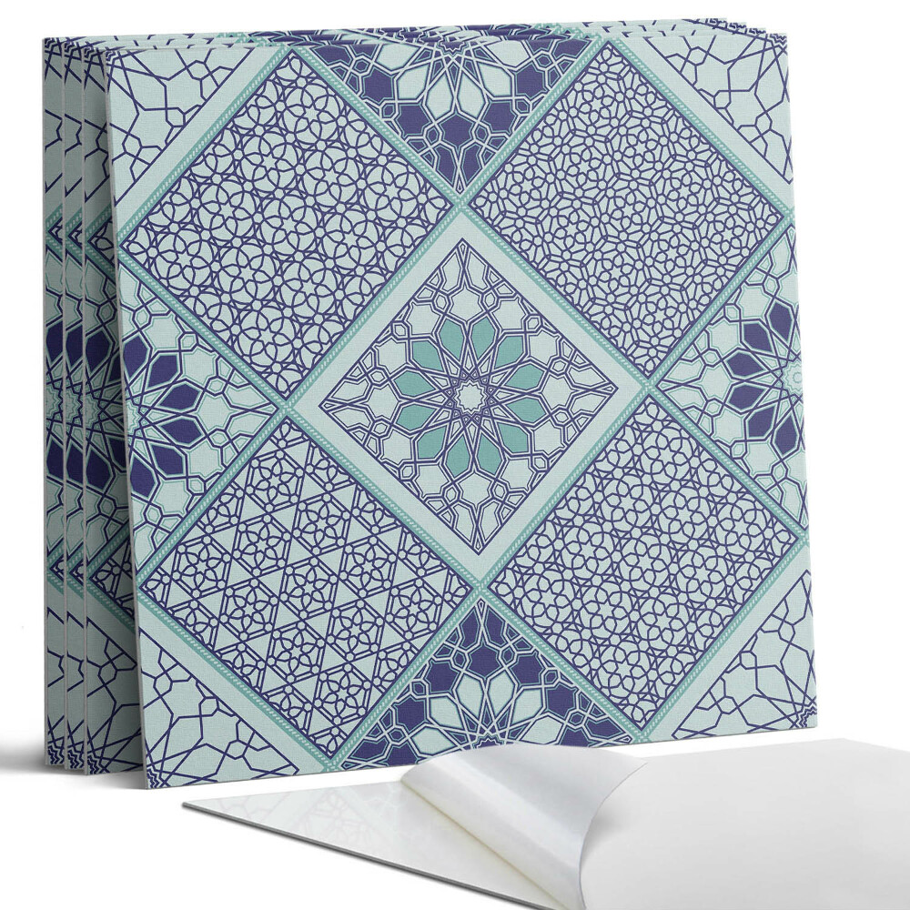 Nástěnný panel Geometrické vzory v mozaice