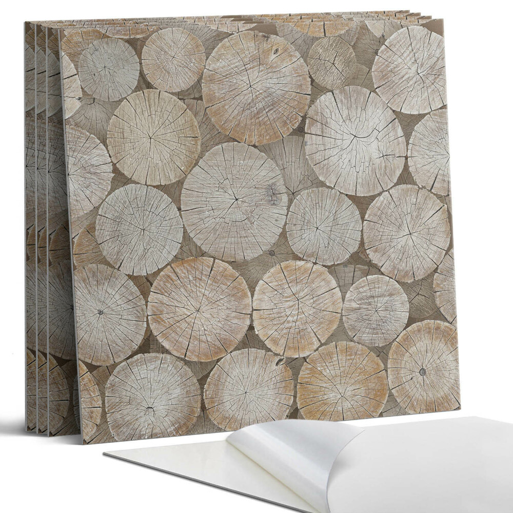 Dekorativní panel na zeď kvadratový Dřevěná kresba v kolekci