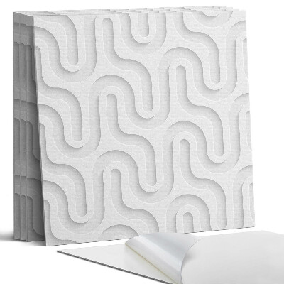 Nástěnný panel Vlny ve 3D vrstvách