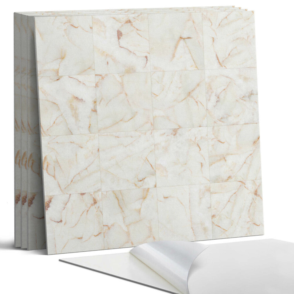 Dekorativní panel na zeď kvadratový Vzor mramorových dlaždic