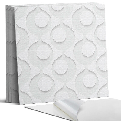 Nástěnný panel Abstraktní vzor s kruhy