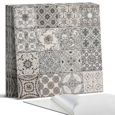 Dekorativní panel na zeď kvadratový Vintage vzory