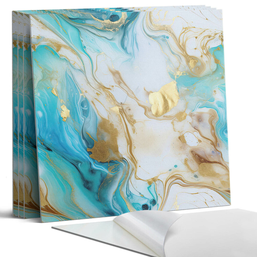 Nástěnný panel Abstraktní vlny a skvrny