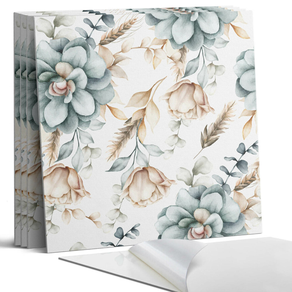 Nástěnný panel Květinový rostlinný vzor