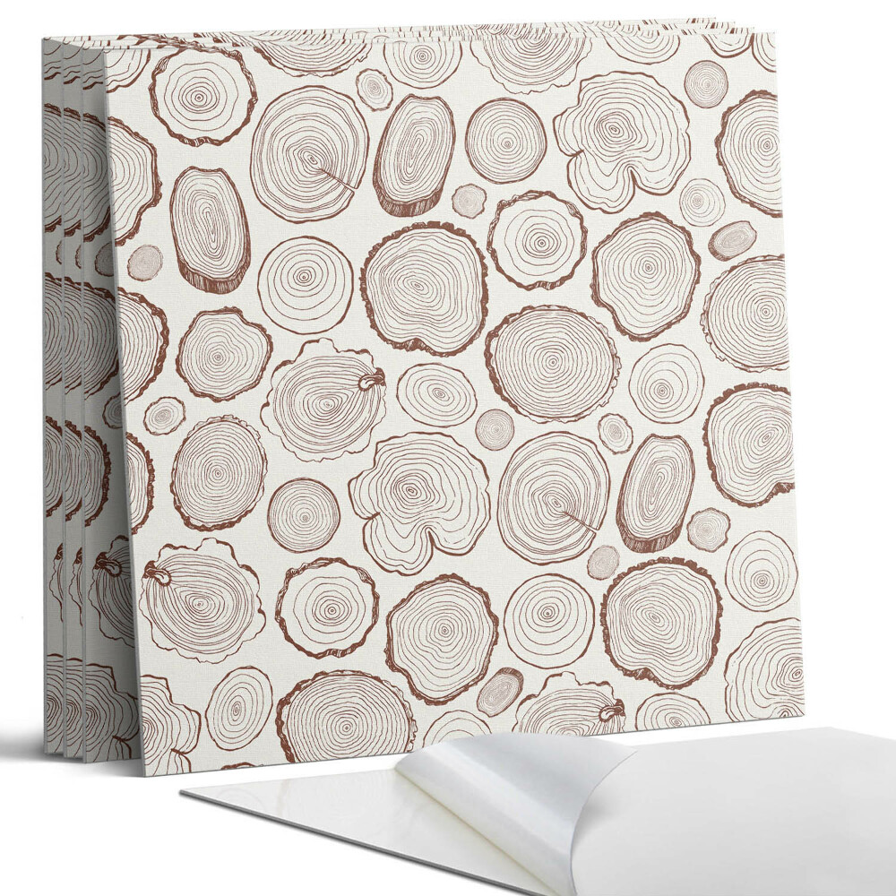 Nástěnný panel Vzory kmenů stromů v pozadí