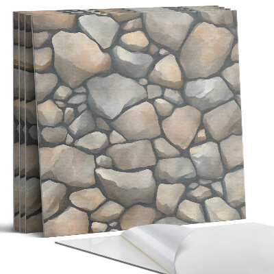 Pvc obkladový panel Vzorek kamenů na pozadí