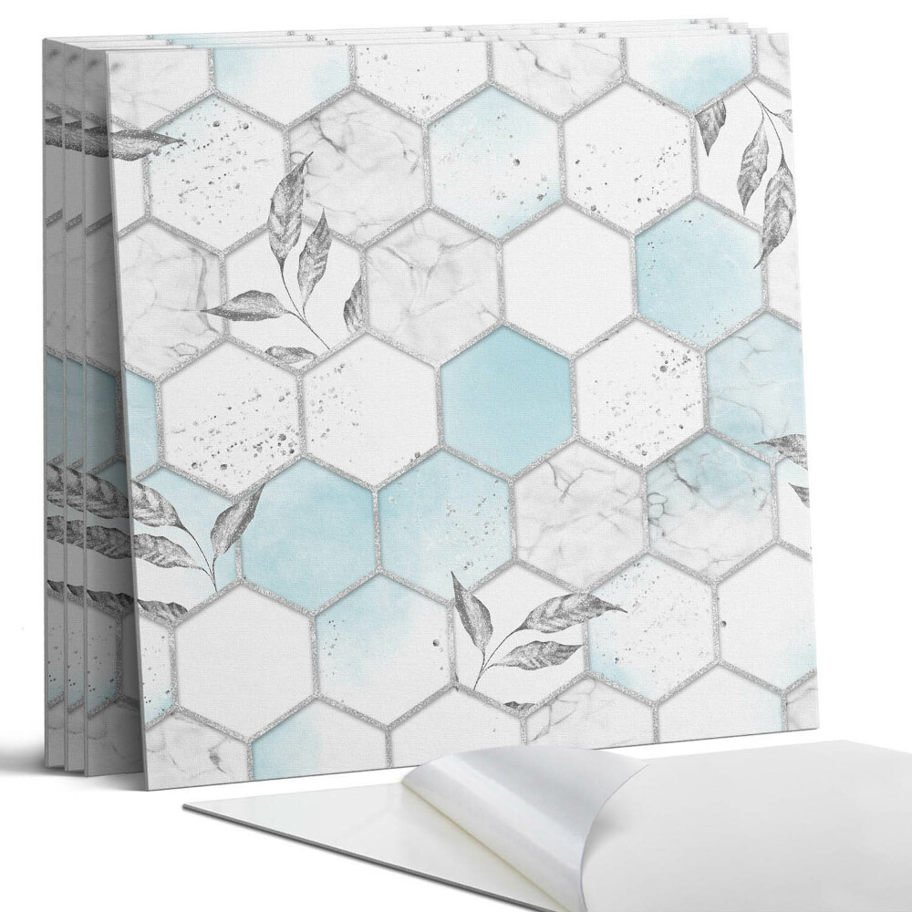 Pvc obkladový panel Šestihranný vzor s listy