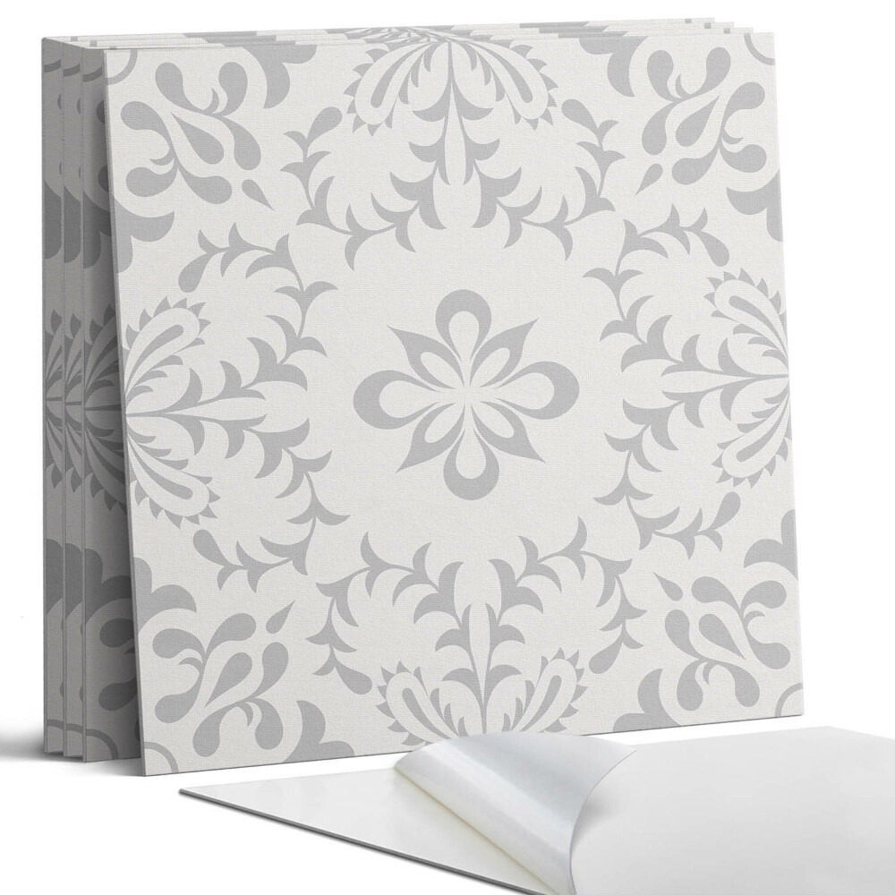 Dekorativní panel na zeď kvadratový Květinový vzor s detaily