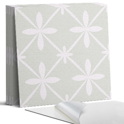 Dekorativní panel na zeď kvadratový Květinový vzor ze síťoviny