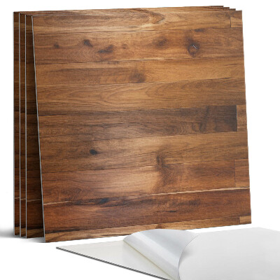 Dekorativní panel na zeď kvadratový Dřevěná deska v rozvržení