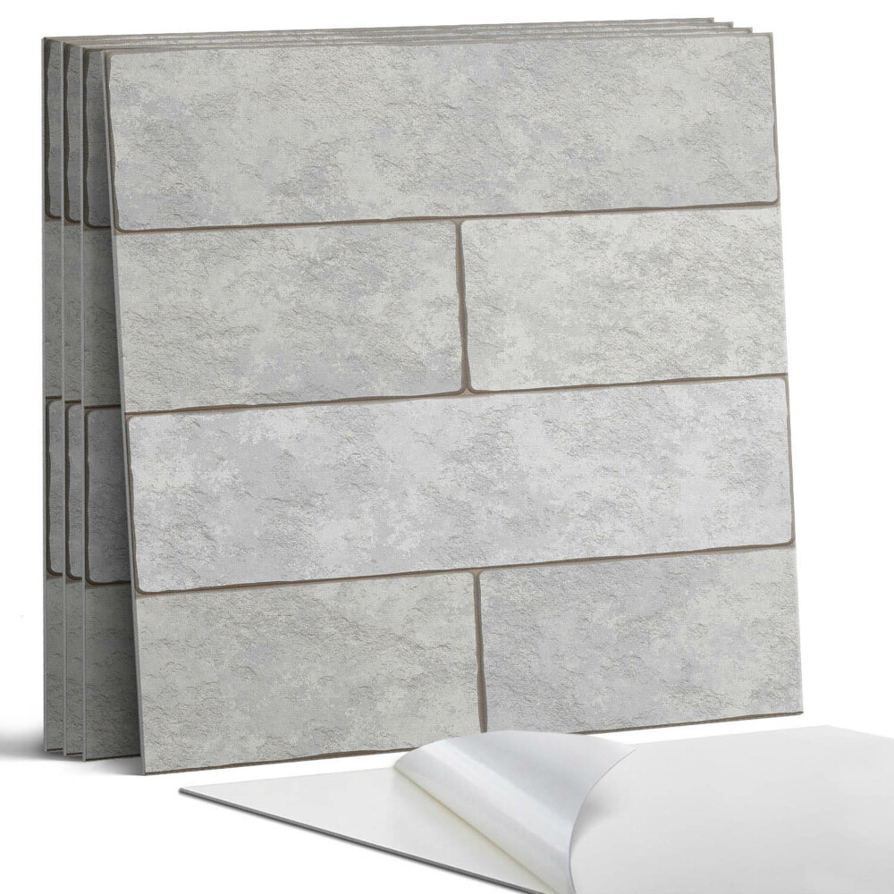 Dekorativní panel na zeď kvadratový 3D cihlový vzor