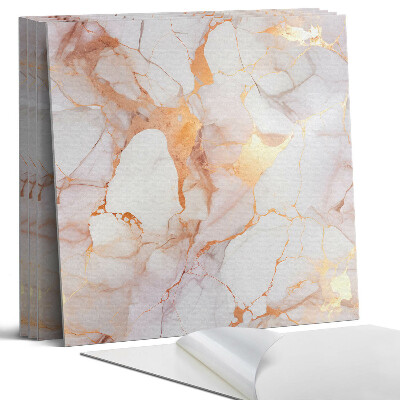 Dekorativní panel na zeď kvadratový Elegantní mramor s žilkami