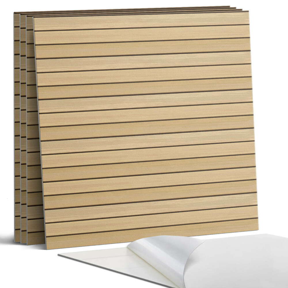 Nástěnný panel Rovnoběžné dřevěné prkna