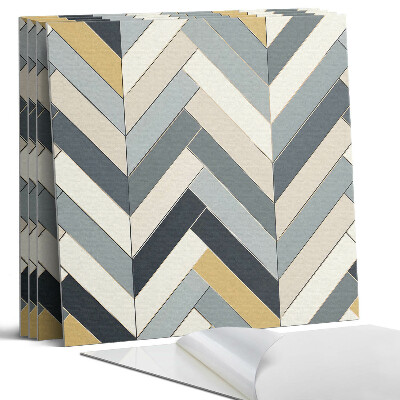 Dekorativní panel na zeď kvadratový Vzor rybí kosti