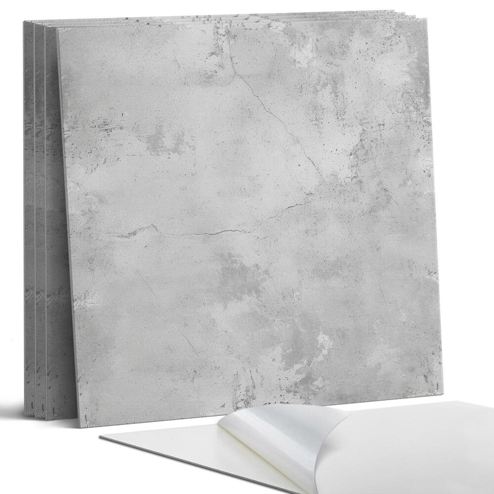 Dekorativní panel na zeď kvadratový Betonová textura se škrábanci