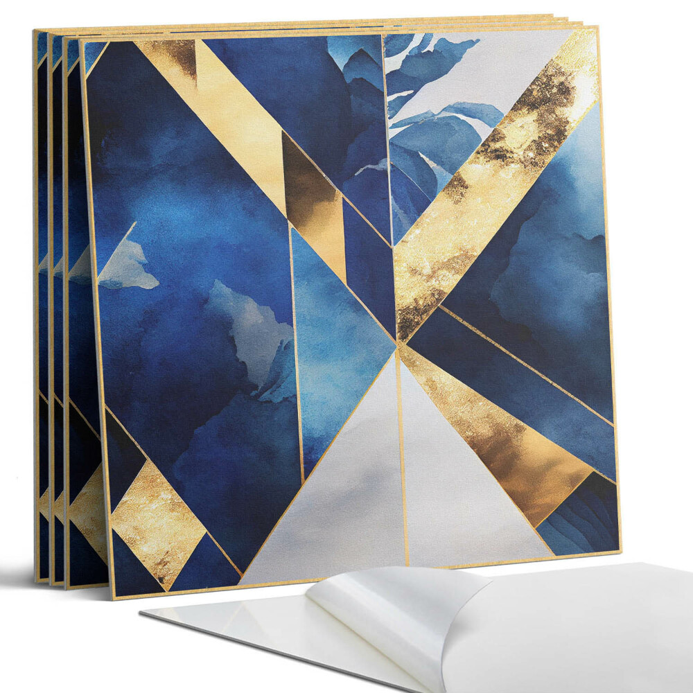 Dekorativní panel na zeď kvadratový Geometrie v odstínech