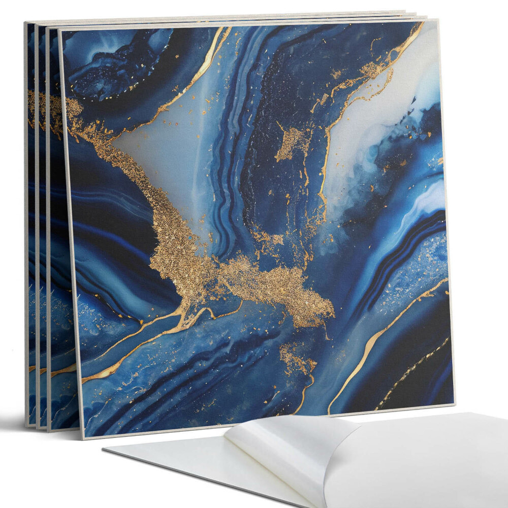 Dekorativní panel na zeď kvadratový Abstraktní vlnitý vzor