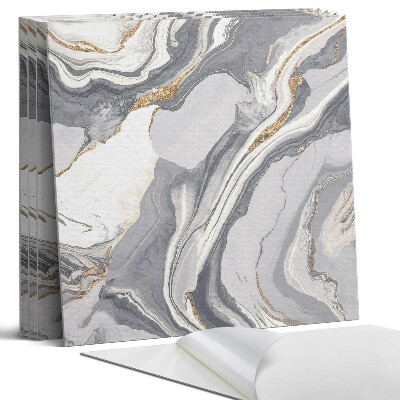 Dekorativní panel na zeď kvadratový Abstraktní vlny a žíly